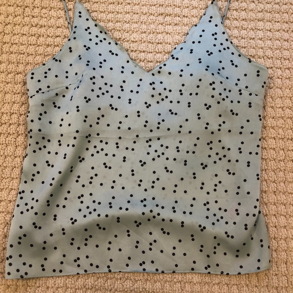 Polka dot tank top